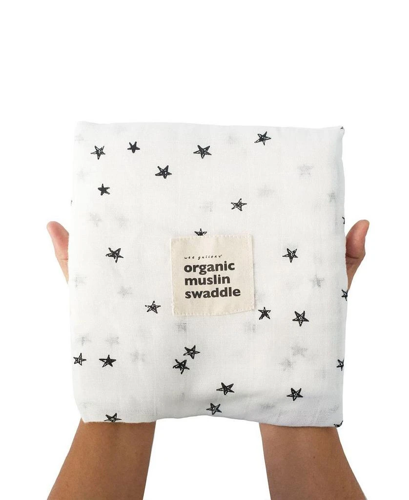 商品Wee Gallery|Organic Cotton Swaddle Blanket - Stars,价格¥142,第1张图片