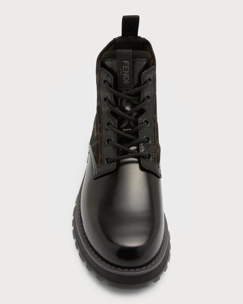 商品Fendi|Men's Monogram Lace-Up Biker Boots,价格¥6212,第4张图片详细描述