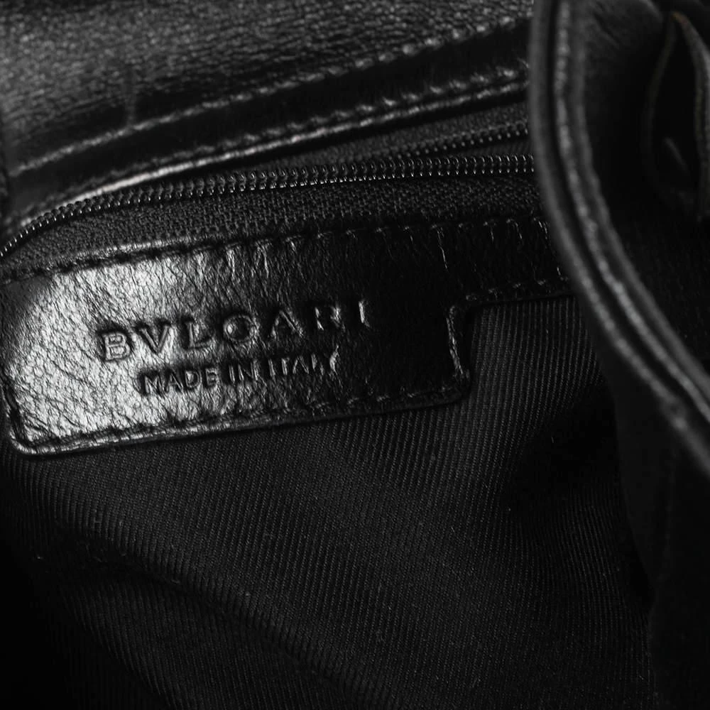 Bvlgari Black Leather Pleated Twit Tote 商品