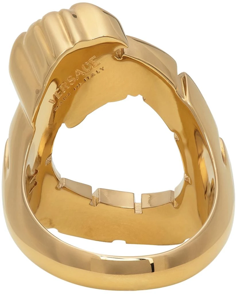 商品Versace|Gold 'La Medusa' Greca Ring,价格¥824,第4张图片详细描述