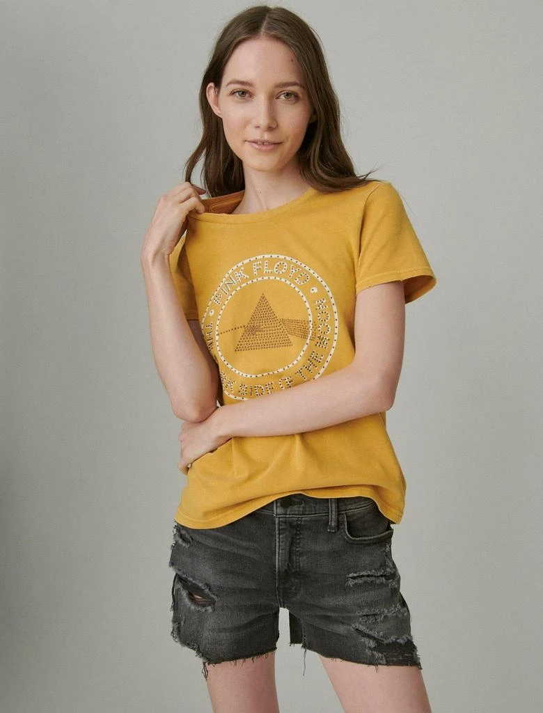 商品Lucky Brand|Lucky Brand Women's Pink Floyd Classic Crew Tee,价格¥79,第2张图片详细描述