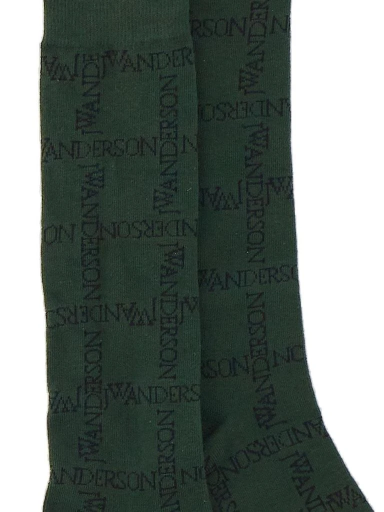 商品JW Anderson|JW Anderson Monogram-Knitted Stretched Socks,价格¥195,第2张图片详细描述