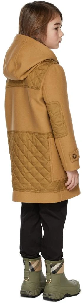 商品Burberry|棕色 Diamond Quilted Panel 儿童大衣,价格¥7374,第4张图片详细描述