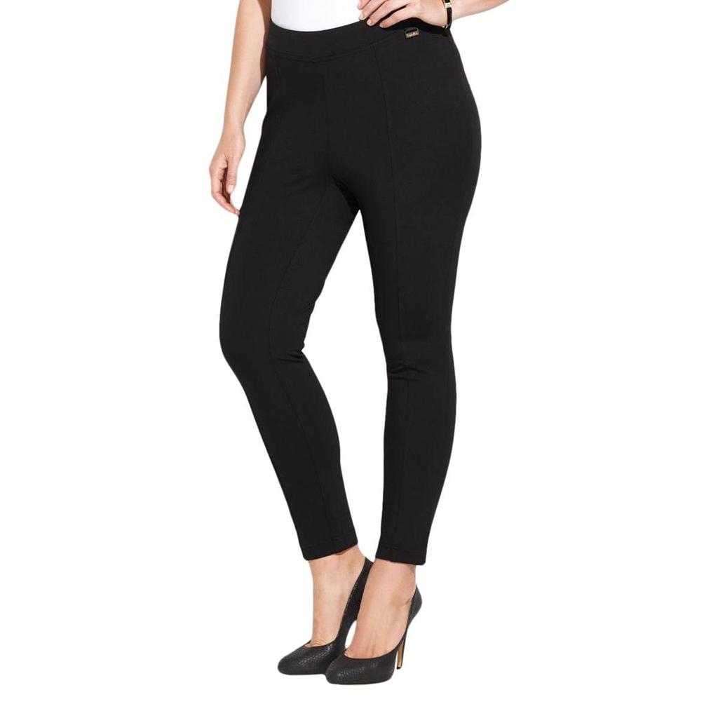 Women's Plus Size Essential Power Stretch Ponte Legging商品第1张图片规格展示