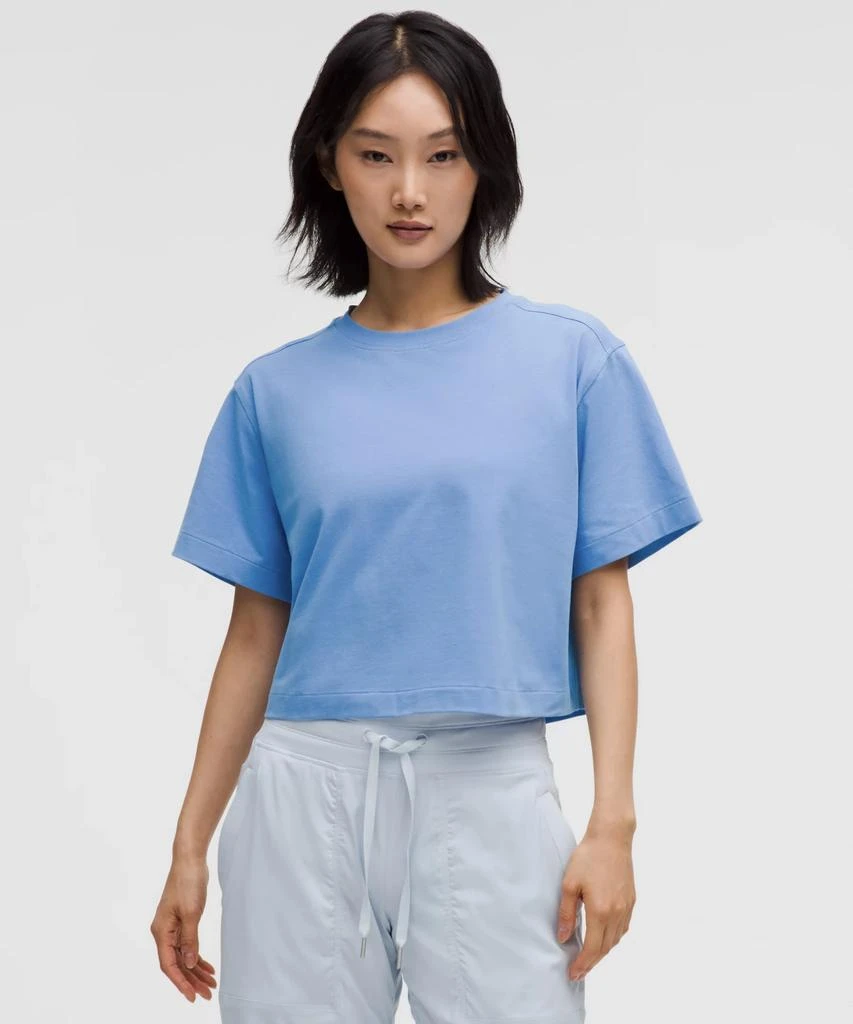 商品Lululemon|All Yours Organic Cotton Cropped T-Shirt,价格¥397,第1张图片