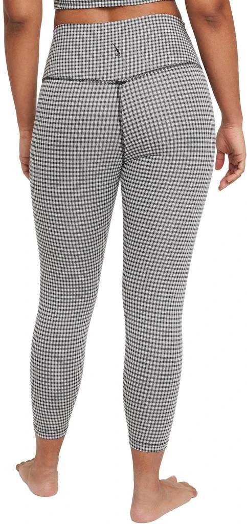 商品NIKE|Nike Women's Dri-FIT Gingham Cropped Yoga Leggings,价格¥110,第3张图片详细描述