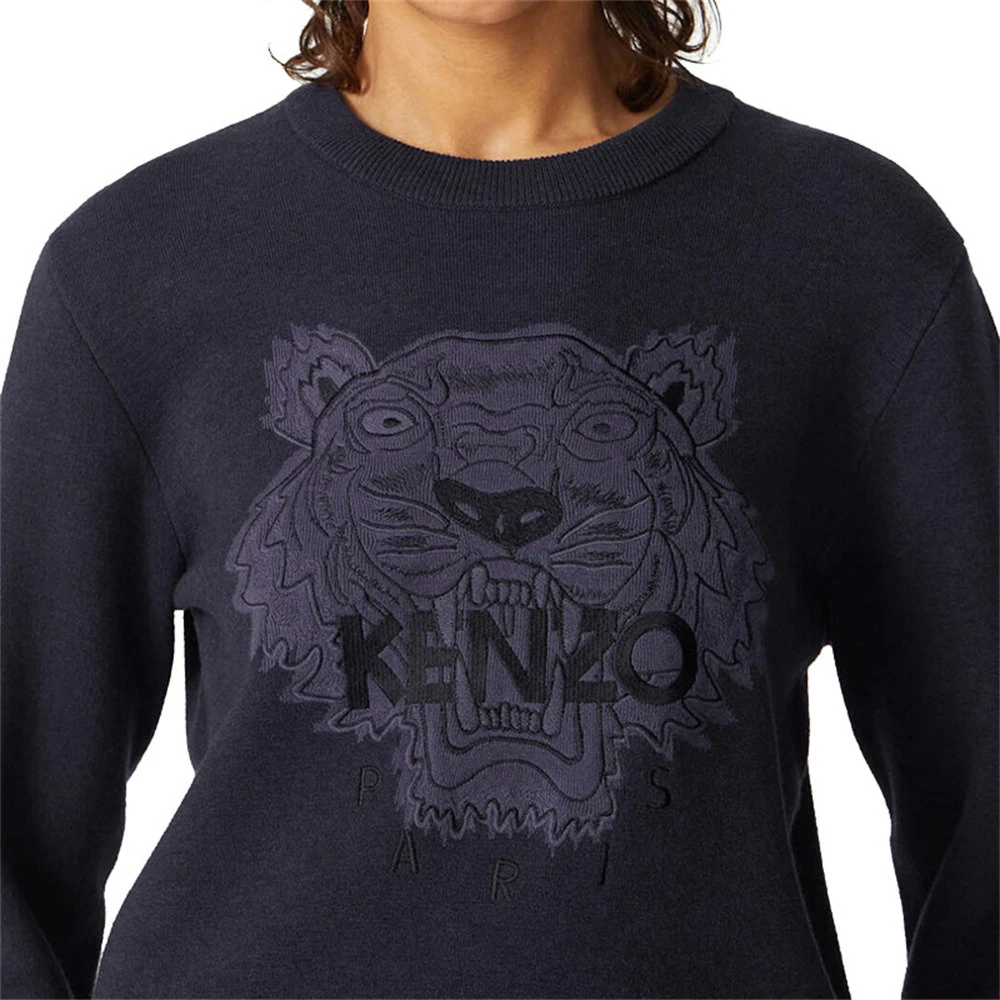 KENZO 女士深蓝色棉卫衣 FB52PU5843XA-76 商品