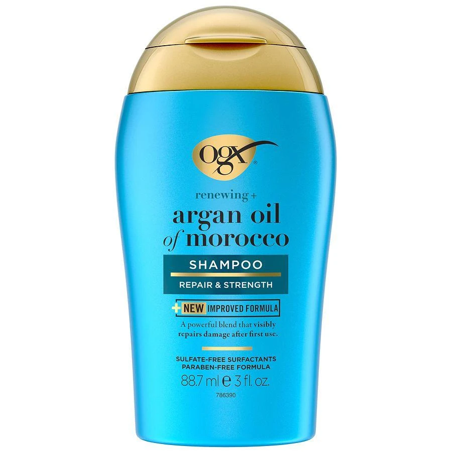 商品OGX|Renewing + Argan Oil of Morocco Shampoo, Damage Repairing Citrus-Fresh, Floral-Green & Woody,价格¥28,第1张图片
