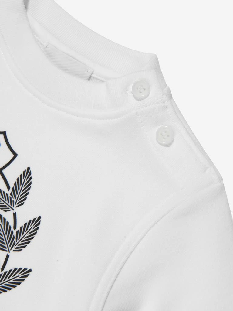 商品Burberry|Burberry Baby Boys Crest Bear Sweatshirt in White,价格¥1363,第4张图片详细描述