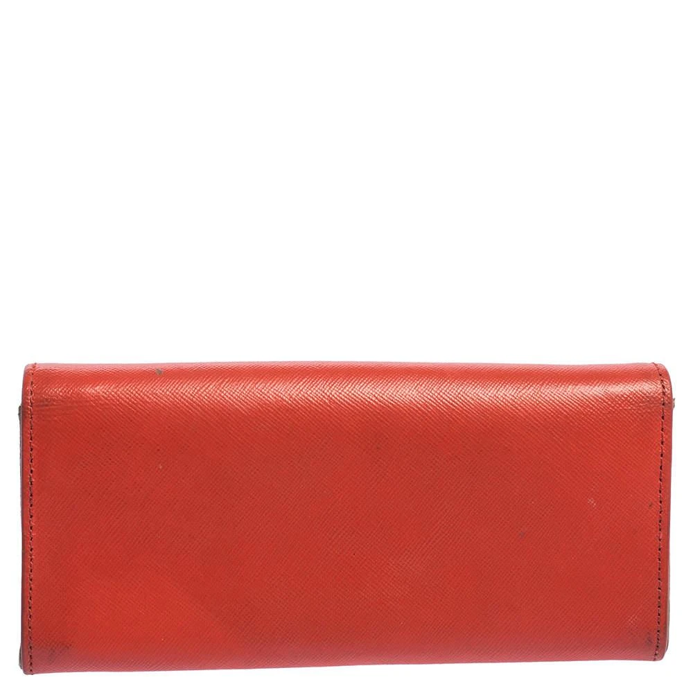 商品[二手商品] Tory Burch|Tory Burch Red Leather Robinson Flap Continental Wallet,价格¥852,第4张图片详细描述