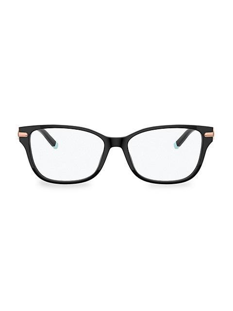 商品Tiffany & Co.|55MM Rectangular Eyeglasses,价格¥2590,第1张图片
