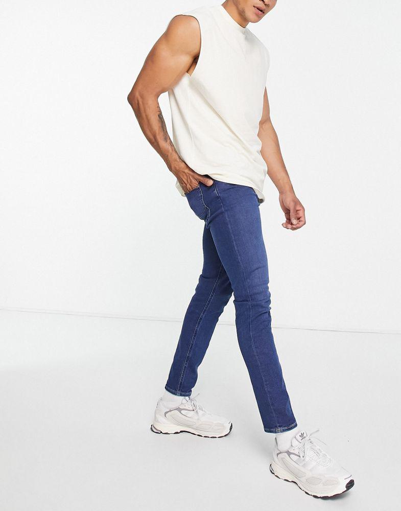 Lee Malone skinny fit jeans in mid wash商品第1张图片规格展示