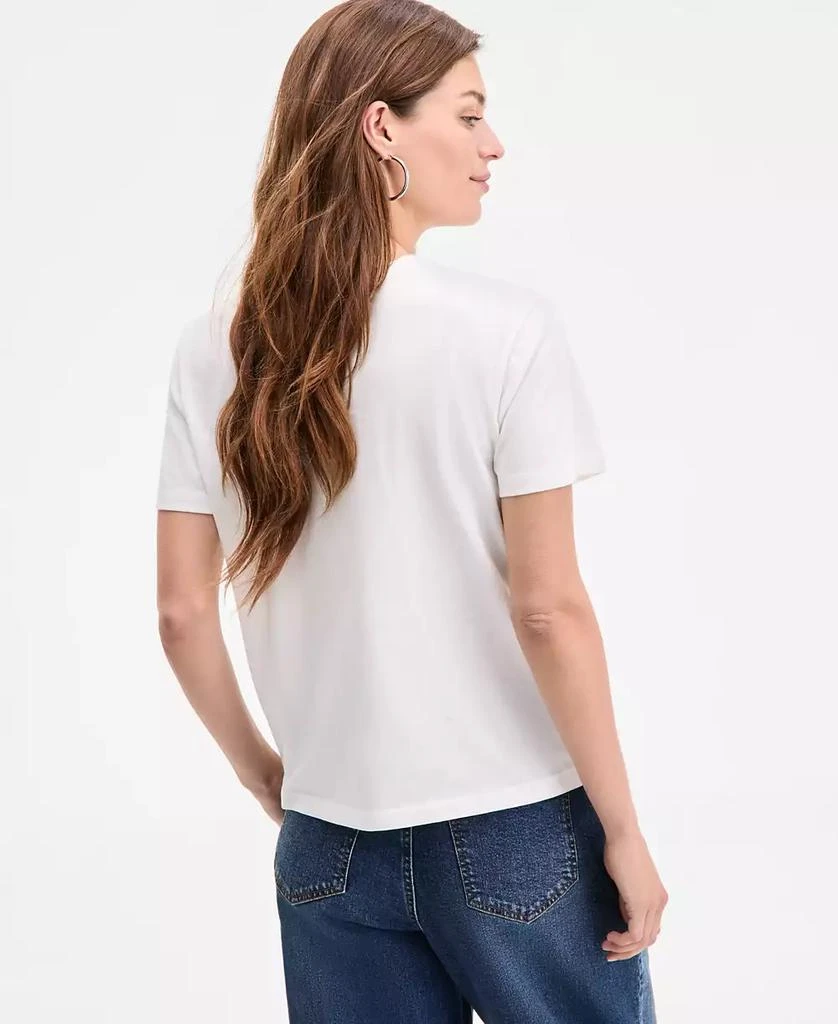 商品On 34th|Women's Superbe Embellished Crewneck Tee, Exclusively at Macy's,价格¥87,第4张图片详细描述