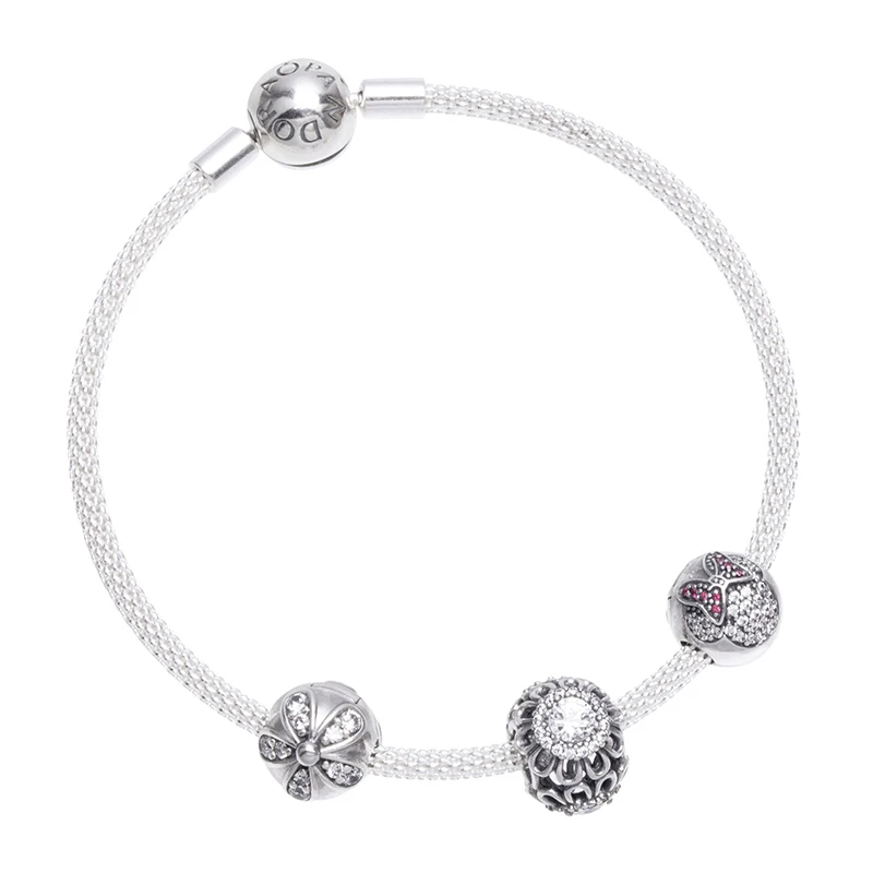 商品[国内直发] PANDORA|PANDORA 银色女士手镯 PAND00110,价格¥565,第1张图片