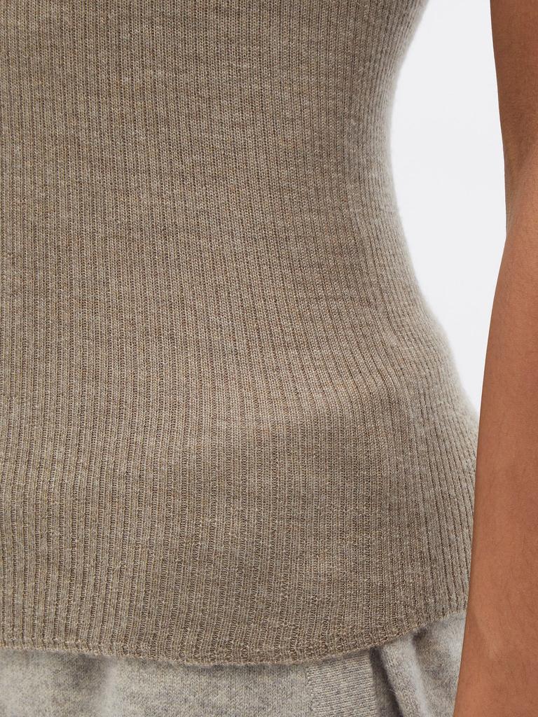 Addison ribbed-cashmere tank top商品第4张图片规格展示