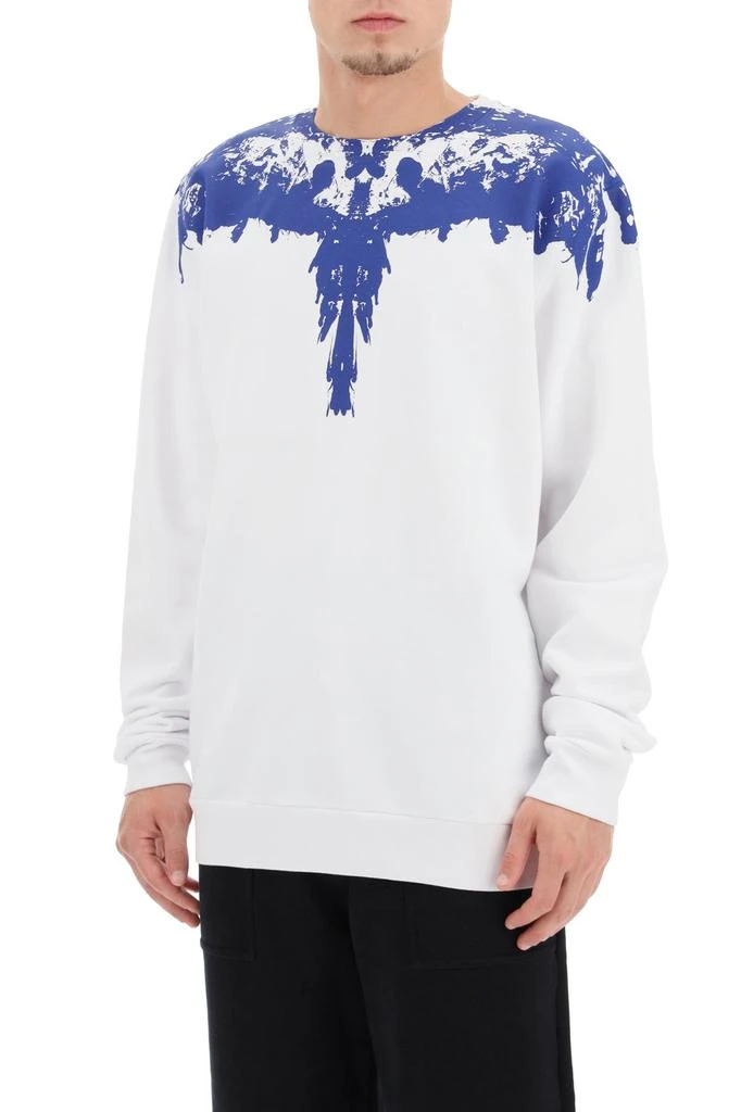 商品Marcelo Burlon|Marcelo burlon tempera wings crewneck sweatshirt,价格¥1480,第4张图片详细描述