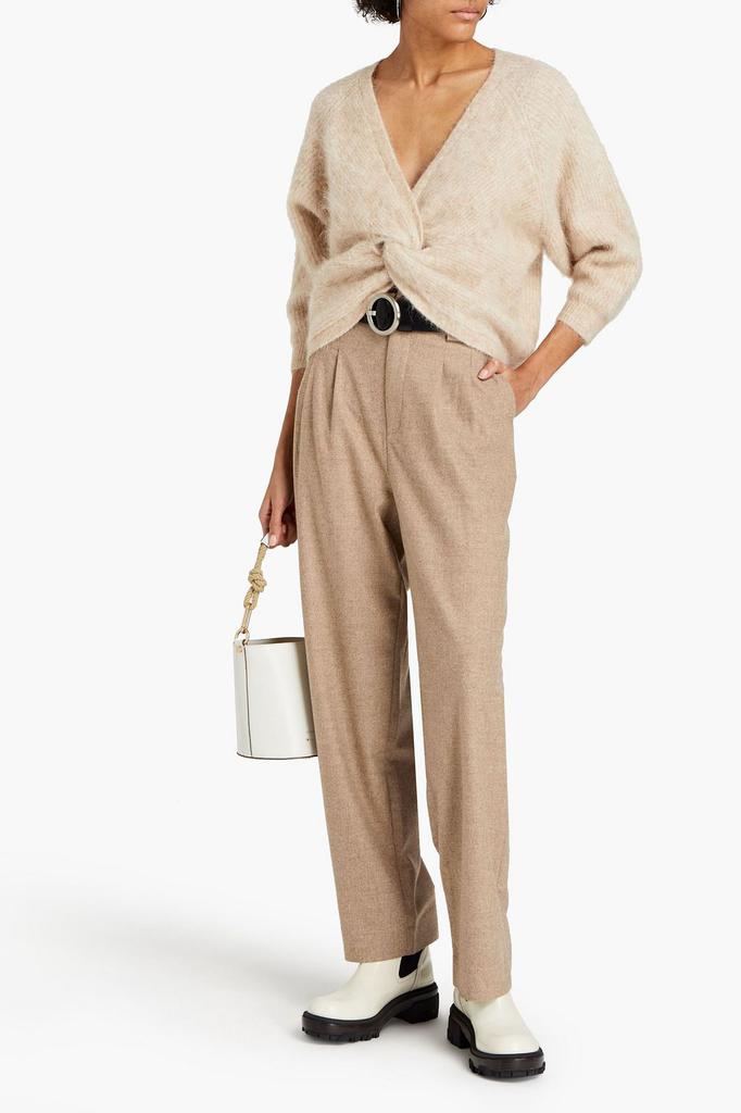 Firenze flannel straight-leg pants商品第2张图片规格展示