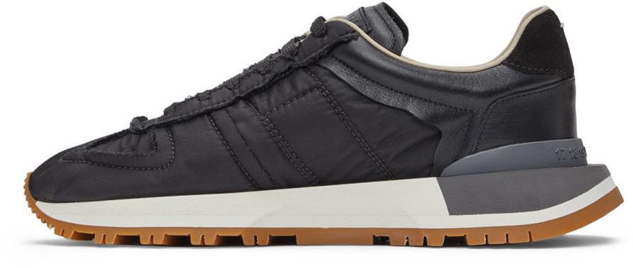 商品MAISON MARGIELA|Black Evolution Running Sneakers,价格¥3902,第5张图片详细描述