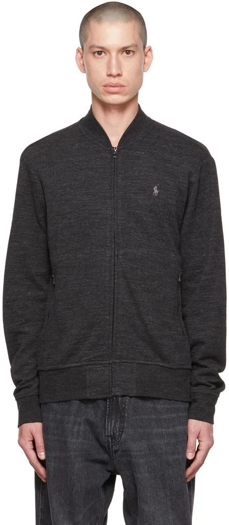 商品Ralph Lauren|Gray Zip Sweater,价格¥476,第1张图片