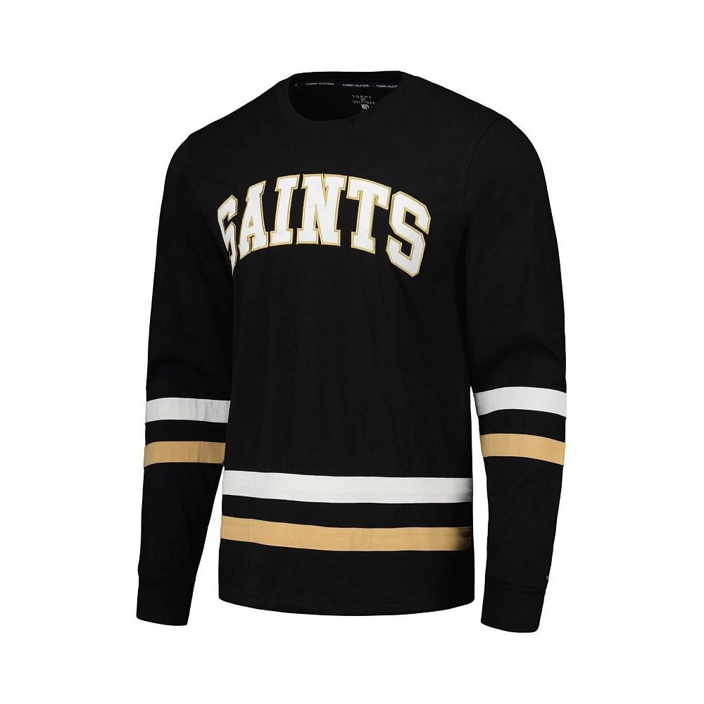 商品Tommy Hilfiger|Men's Black, Gold New Orleans Saints Nolan Long Sleeve T-shirt,价格¥490,第3张图片详细描述
