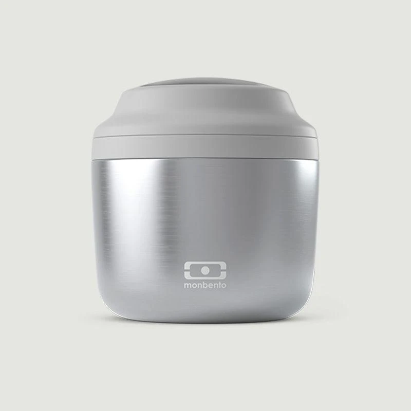商品monbento|The insulated lunch box Silver MONBENTO,价格¥298,第1张图片