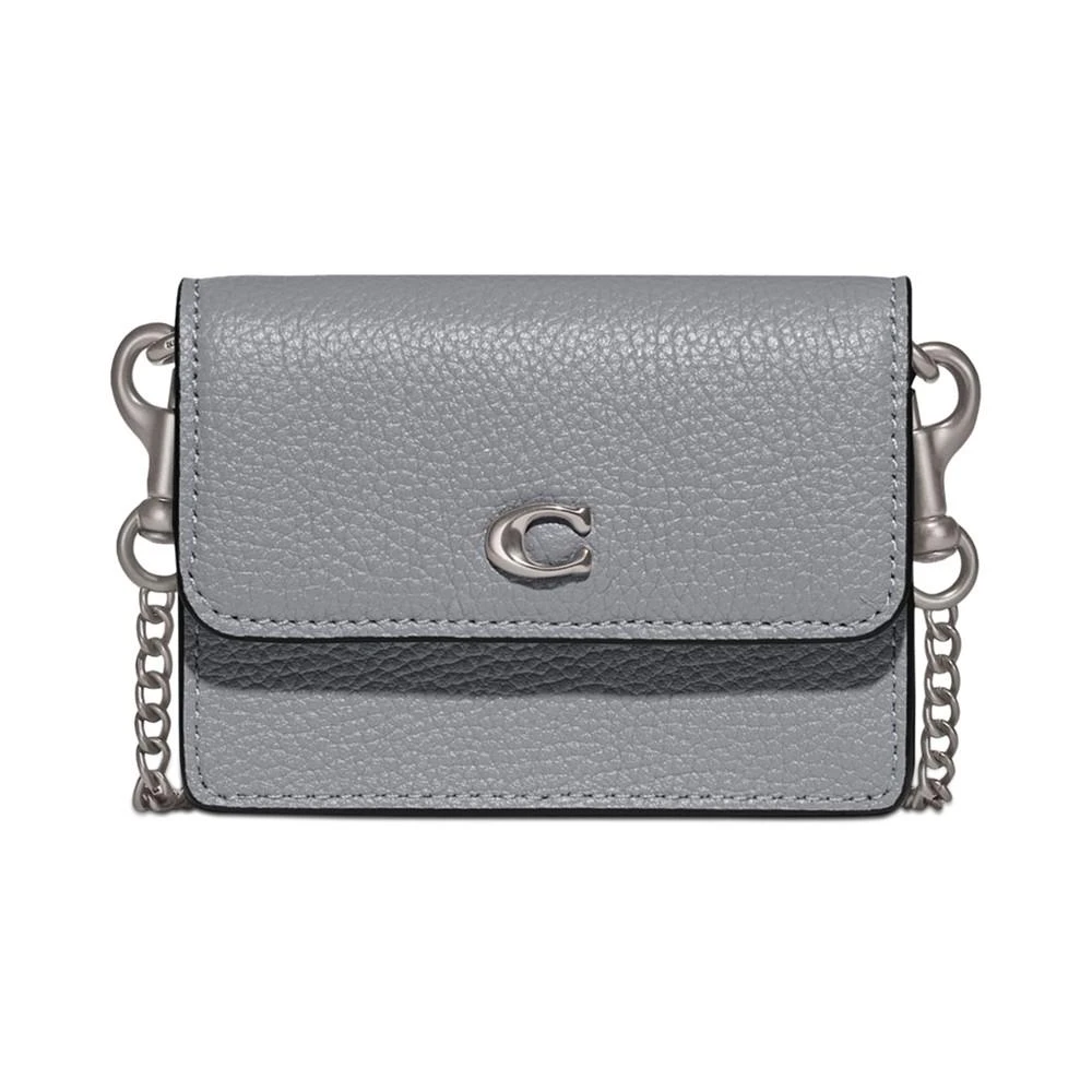 商品Coach|Half Flap Leather Card Case,价格¥447,第1张图片