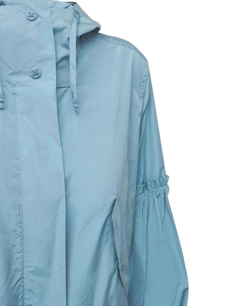 商品Max Mara|Tech & Silk Taffeta Parka Hooded Coat,价格¥3218,第5张图片详细描述