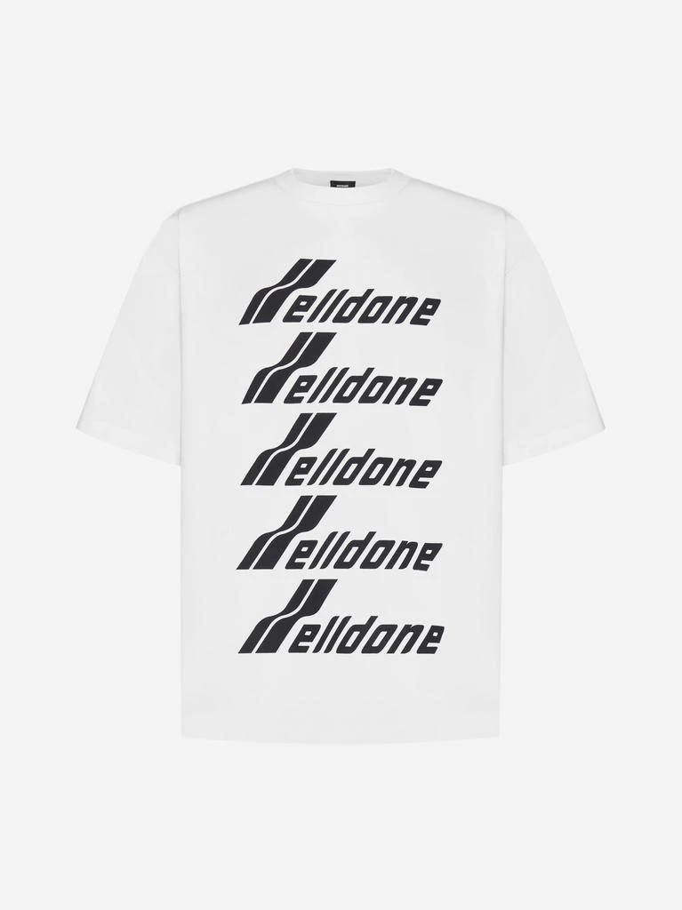 商品We11done|Logo cotton t-shirt,价格¥1578,第1张图片