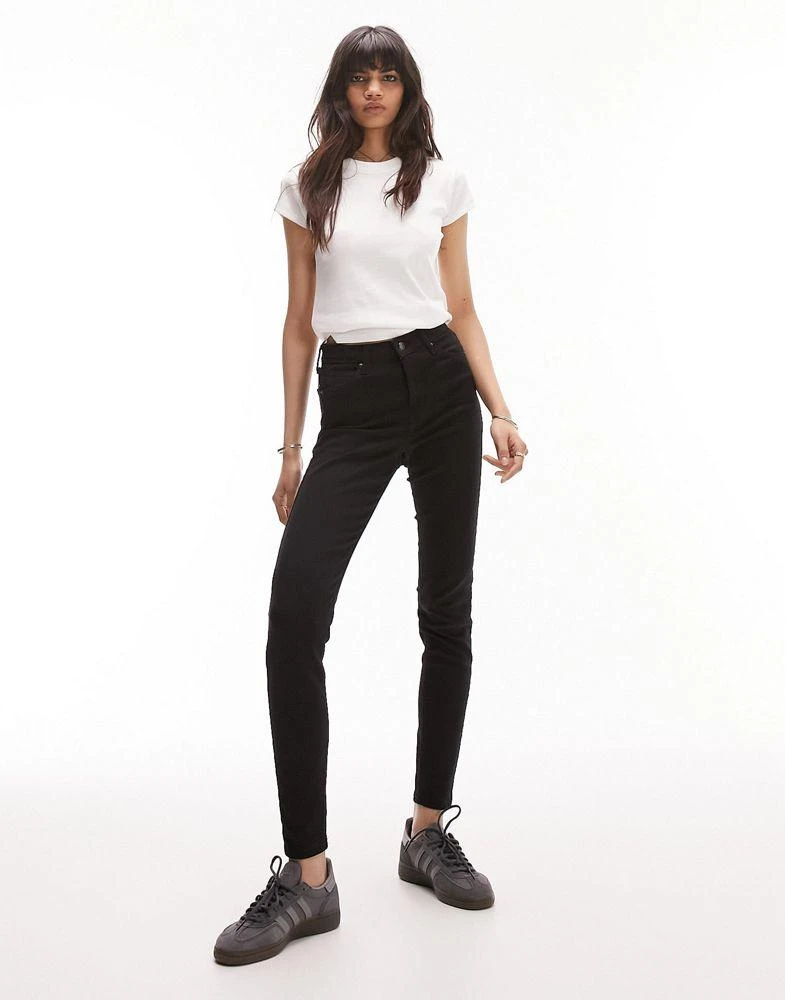 商品Topshop|Topshop Jamie jeans in black,价格¥135,第2张图片详细描述