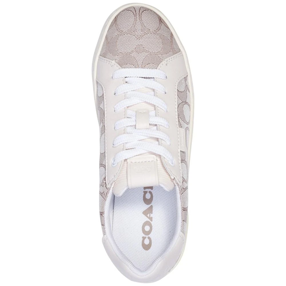 商品Coach|Women's Lowline Signature Sneakers,价格¥1122,第4张图片详细描述