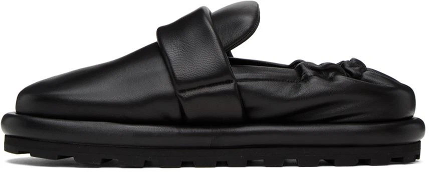 商品Jil Sander|Black Strap Sabot Loafers,价格¥4751,第3张图片详细描述