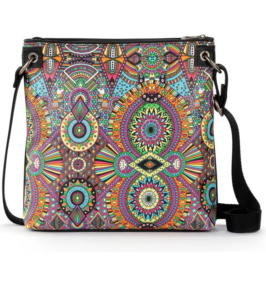 商品Sakroots|Artist Circle Crossbody Bag,价格¥215,第2张图片详细描述