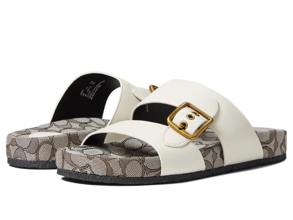 商品Coach|Addison Leather Sandal,价格¥1003,第1张图片