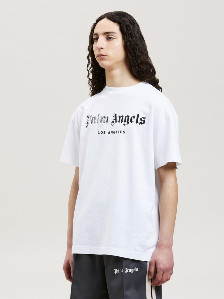 PALM ANGELS Logo print T-shirt商品第3张图片规格展示