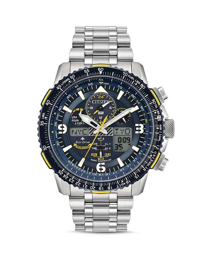 商品Citizen|Promaster Blue Angels Skyhawk A-T Eco-Drive Chronograph, 46mm,价格¥4374,第1张图片详细描述