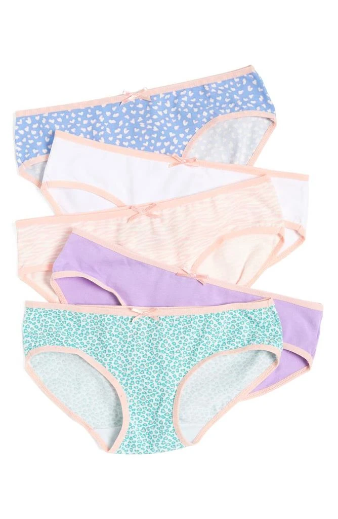 商品Nordstrom|Kids' Hipster Cut Panties - Pack of 5,价格¥100,第1张图片