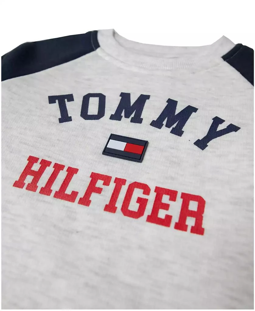 商品Tommy Hilfiger|Baby Boy Heather Colorblock Fleece Sweatsuit,价格¥152,第5张图片详细描述