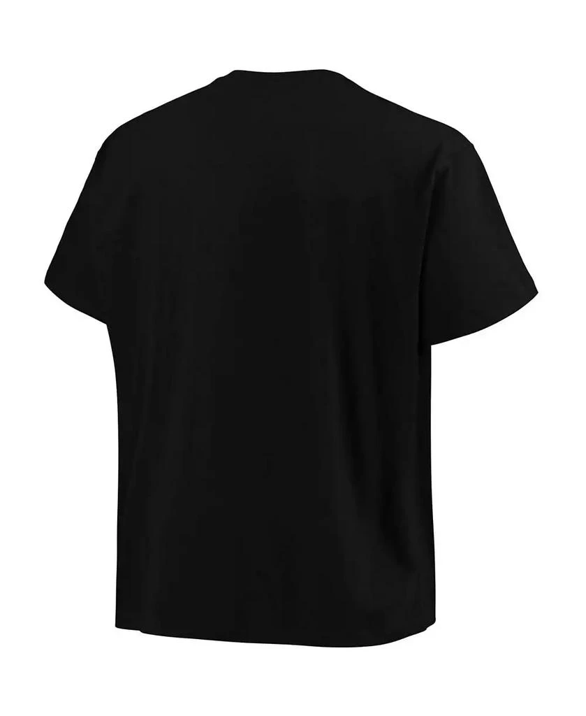 商品CHAMPION|Men's Black Iowa Hawkeyes Big and Tall Arch Over Wordmark T-shirt,价格¥225,第2张图片详细描述