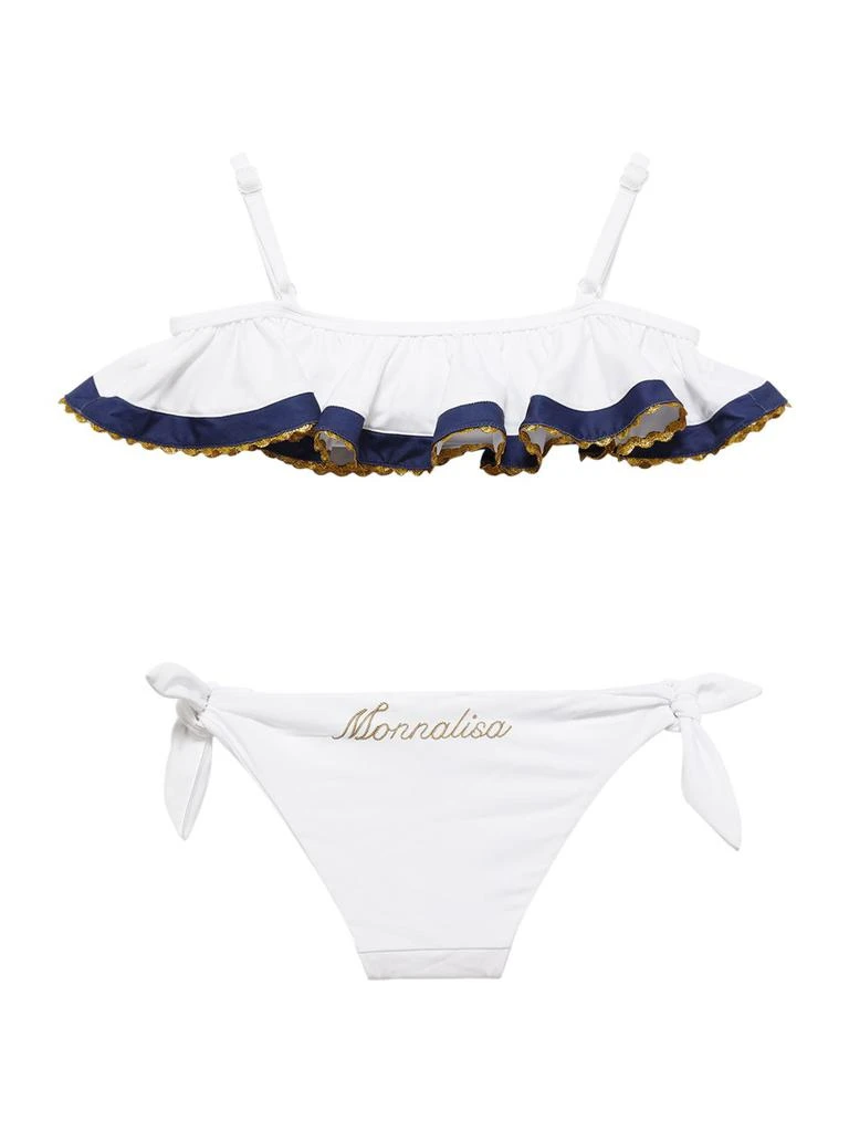 商品MONNALISA|Ruffled Tech Bikini,价格¥797,第3张图片详细描述