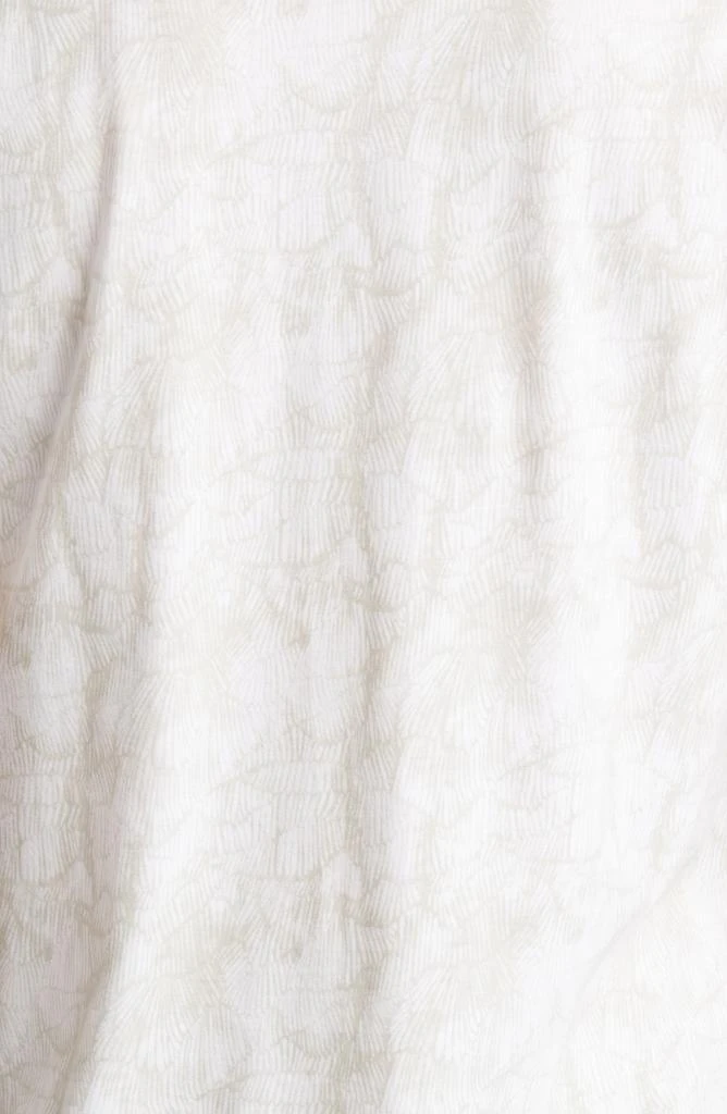 Marzipan Leaf Print Cotton Polo 商品