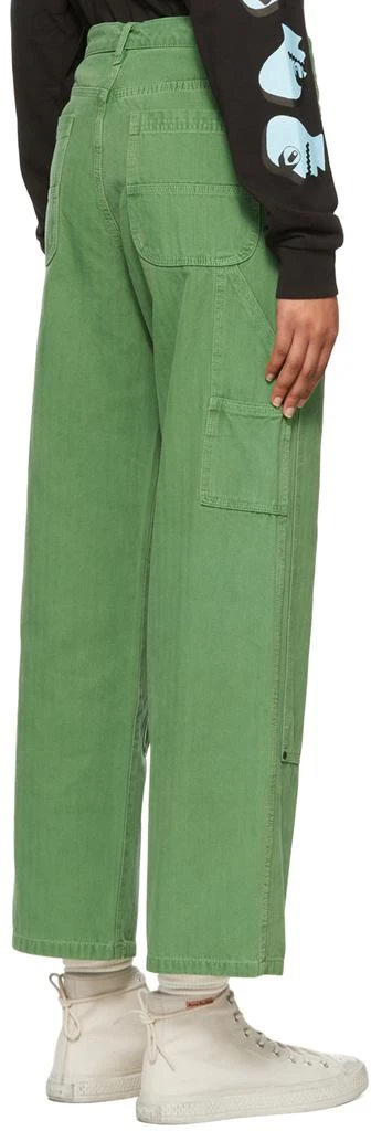 商品Brain Dead|Green Cotton Trousers,价格¥750,第3张图片详细描述