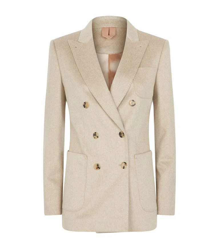 商品Max Mara|Cashmere Double-Breasted Blazer,价格¥19028,第1张图片