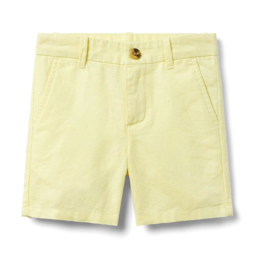 商品Janie and Jack|Linen Flat Front Short (Toddler/Little Kids/Big Kids),价格¥330,第1张图片