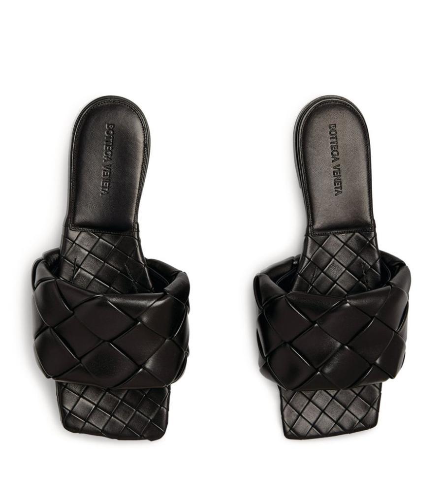 商品Bottega Veneta|Quilted Leather Lido Flat Sandals,价格¥11055,第4张图片详细描述