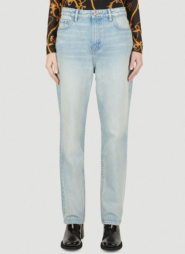 商品Ganni|Swigy Tint-Wash Straight Jeans in Blue,价格¥863,第1张图片