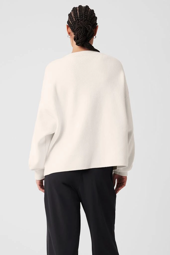 商品Alo|Scholar Cardigan Sweater - Ivory,价格¥1489,第2张图片详细描述