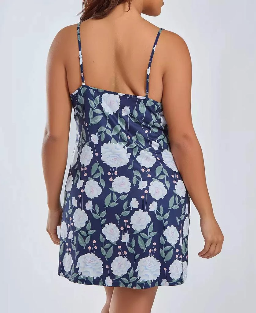 商品iCollection|Plus Size Ultra Soft Sleep Nightgown Dress,价格¥130,第2张图片详细描述