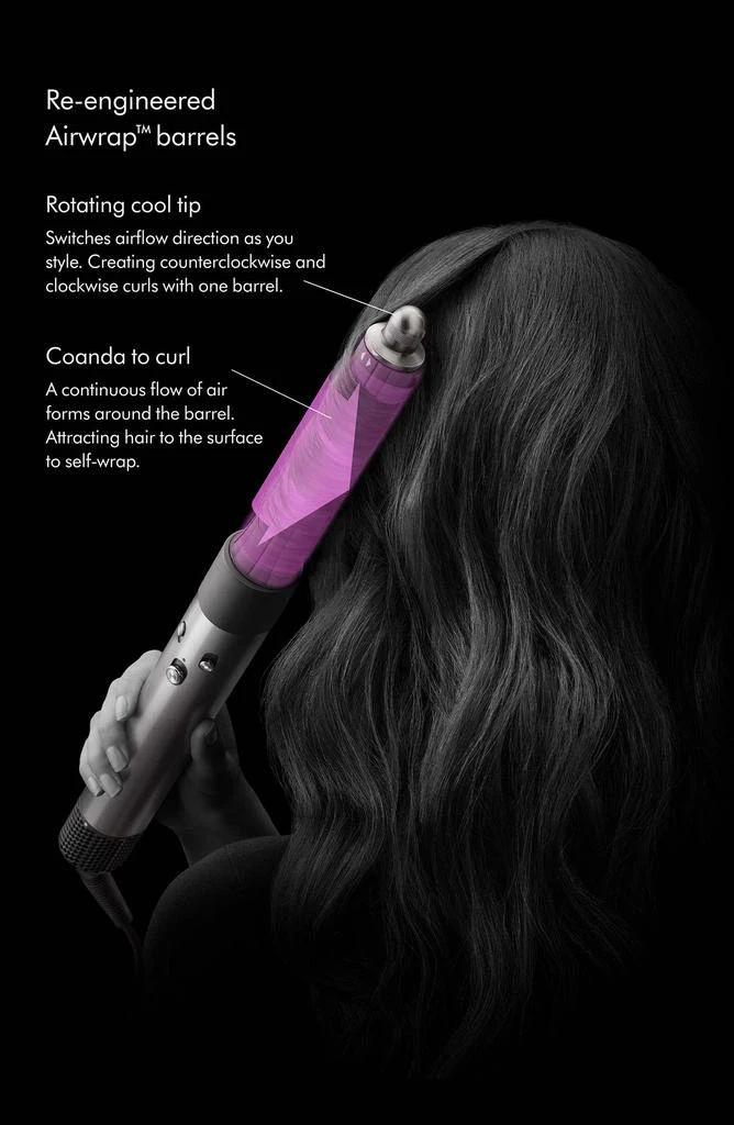 商品Dyson|Airwrap Styler Origin Long - Refurbished,价格¥1582,第4张图片详细描述