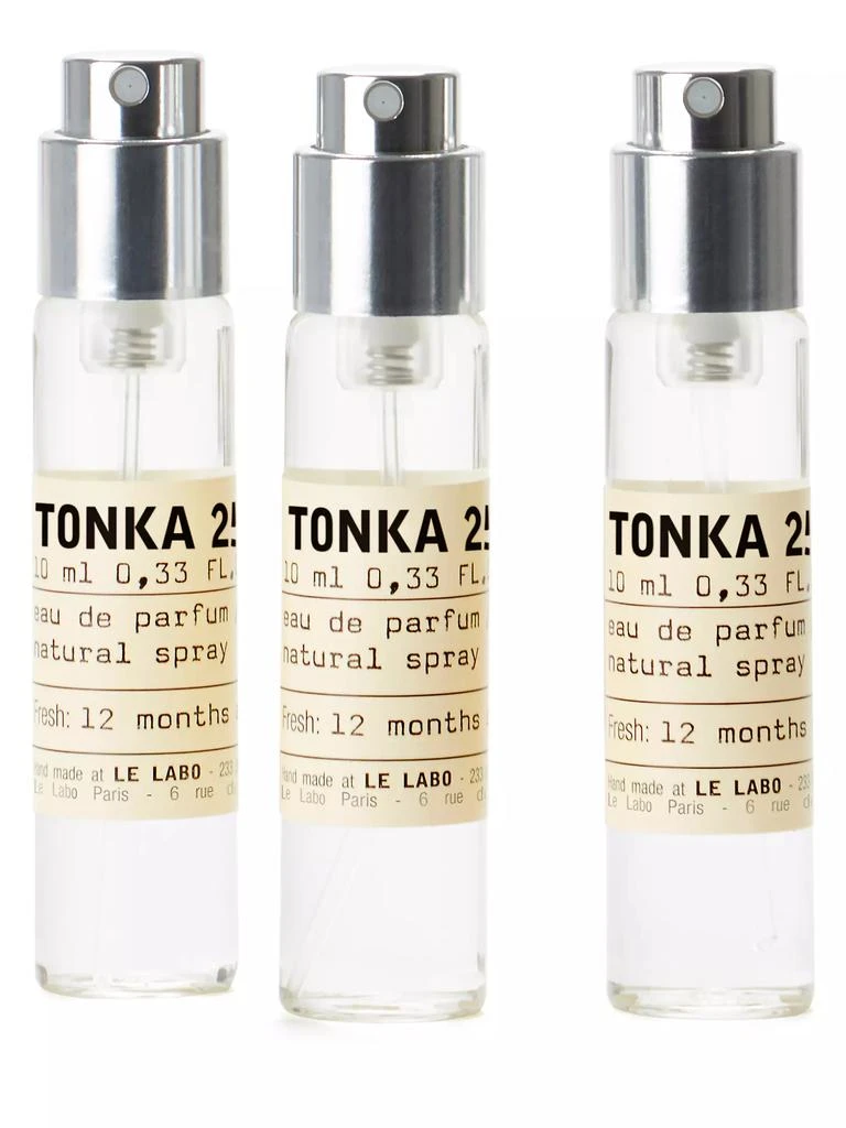 商品Le Labo|Tonka 25 Eau de Parfum Natural Spray 3-Piece Travel Tube Refill Set,价格¥1393,第1张图片