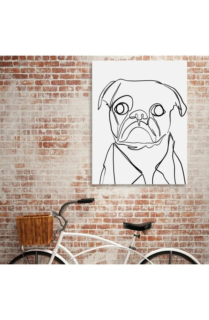 商品Curioos|Pug Dog One Line Art Print,价格¥785,第2张图片详细描述